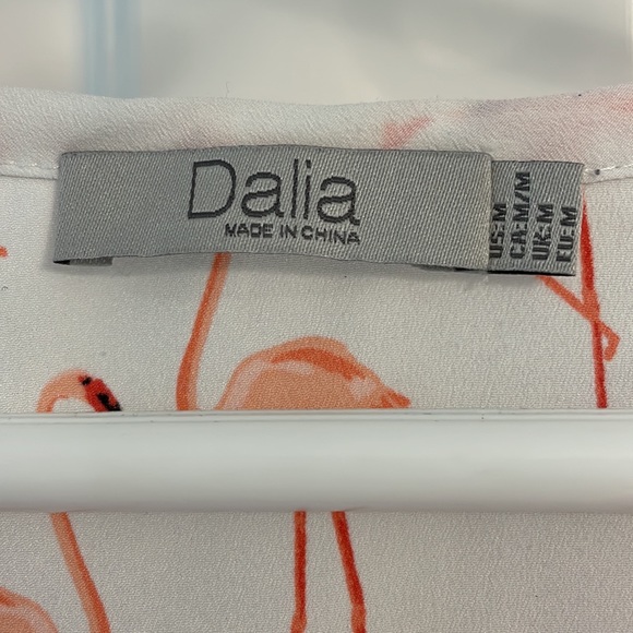 Pink Flamingo Blouse - Size medium -100% polyester. - Picture 3 of 7